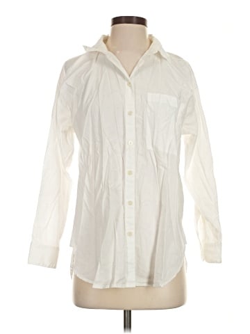Ann Taylor LOFT Long Sleeve Button-Down Shirt (view 1)
