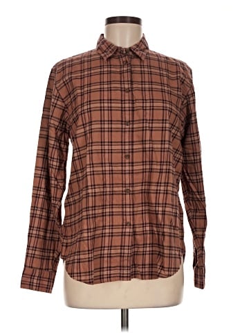 Uniqlo Long Sleeve Button-Down Shirt (view 1)