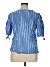 Talbots Blue 3/4 Sleeve Blouse Size XL - photo 2