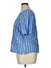 Talbots Blue 3/4 Sleeve Blouse Size XL - photo 5