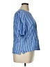 Talbots Blue 3/4 Sleeve Blouse Size XL - photo 4