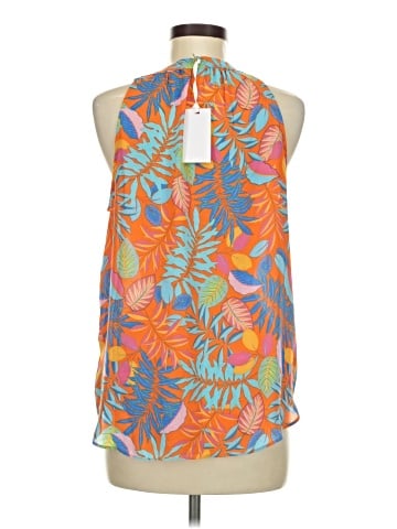 Rose + Olive Sleeveless Blouse (view 2)