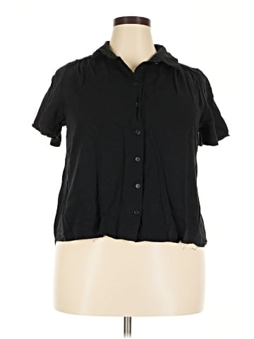 Rose + Olive Short Sleeve Blouse (view 1)