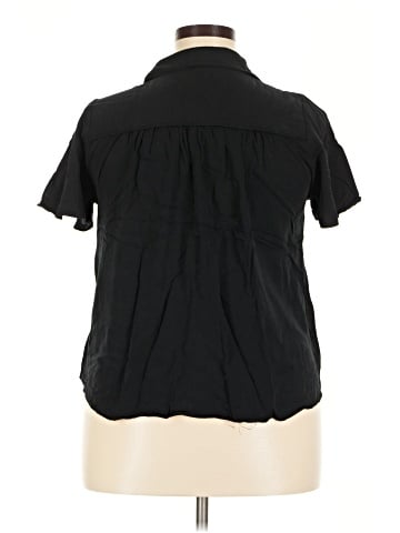 Rose + Olive Short Sleeve Blouse (view 2)