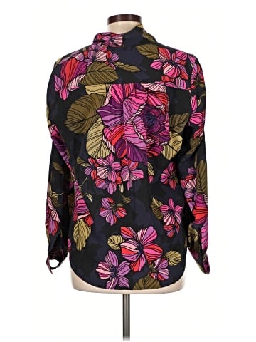 Trina Turk Long Sleeve Silk Top (view 2)