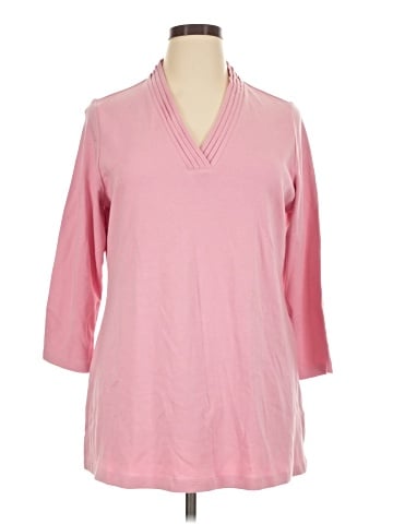 Karen Scott 3/4 Sleeve T-Shirt (view 1)