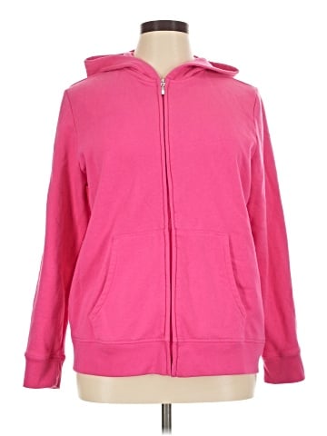 Karen Scott Sport Zip Up Hoodie (view 1)