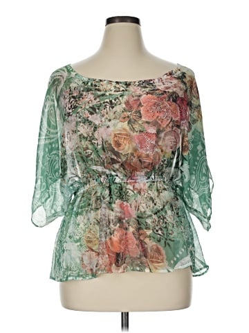 American Rag Cie 3/4 Sleeve Blouse (view 1)
