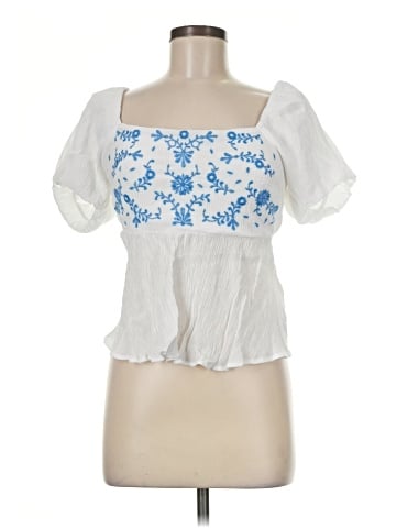 Francesca's Short Sleeve Blouse (view 1)