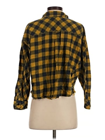 BDG 3/4 Sleeve Button-Down Shirt (view 2)
