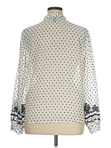 White House Black Market Long Sleeve Blouse (view 2)