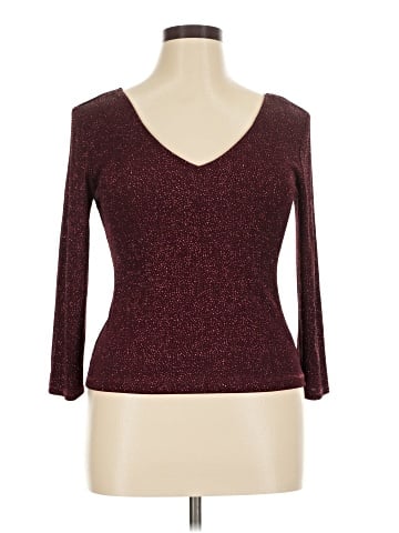 J.R. Nites by Caliendo 3/4 Sleeve Top (view 1)