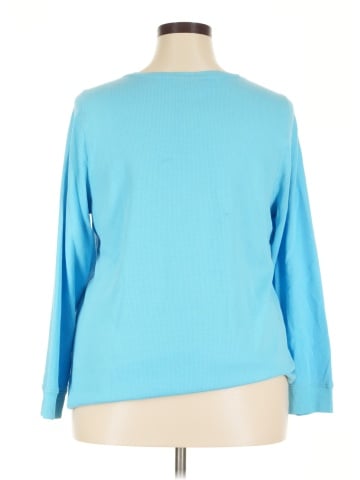 Lane Bryant 3/4 Sleeve T-Shirt (view 2)