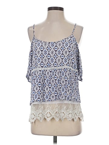 Skies Are Blue Sleeveless Blouse (view 1)