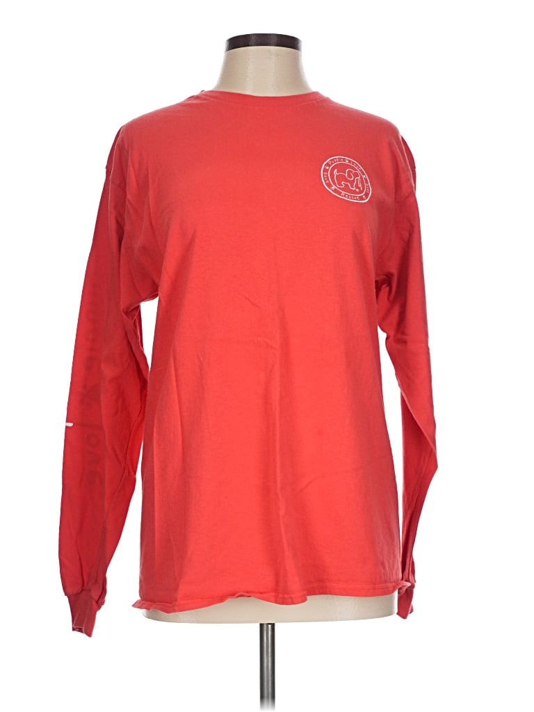 Pre-owned Delta Pro Weight Long Sleeve T-shirt In Red