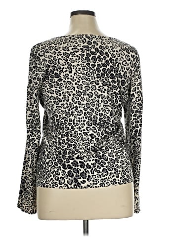 Jones New York Signature Silk Cardigan (view 2)