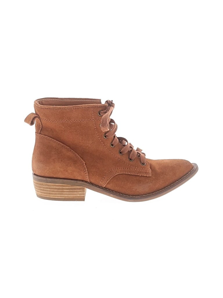 Pre-owned Dingo Ankle Boots In Brown