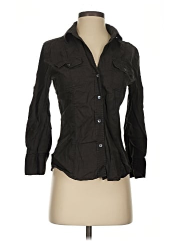 Theory 3/4 Sleeve Button-Down Shirt (view 1)