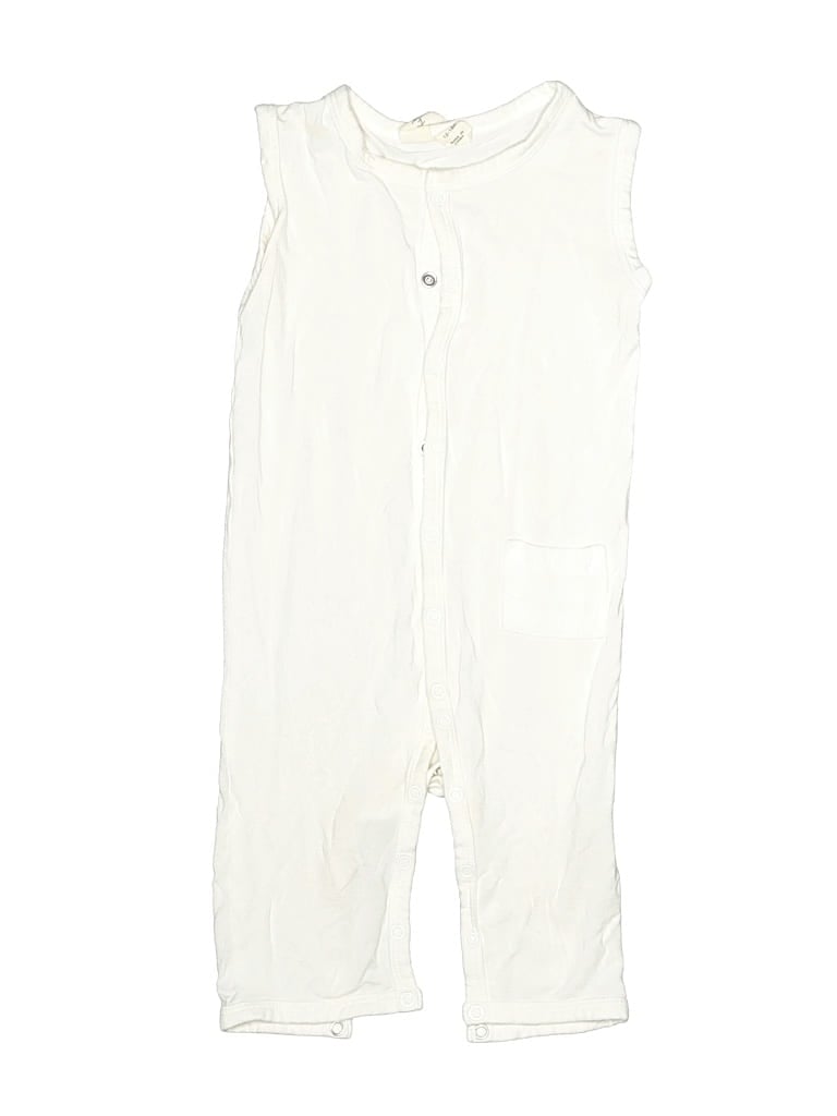 Pre-owned Kyte Baby Kids' Short Sleeve Onesie In Ivory