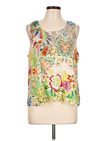 Johnny Was Sleeveless Silk Top (view 1)