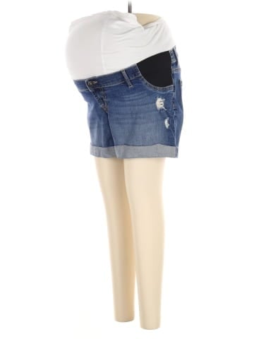 Indigo Blue Denim Shorts (view 1)