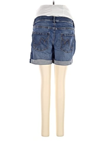 Indigo Blue Denim Shorts (view 2)