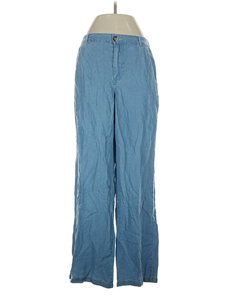 Pre-owned For The Republic Casual Pants In Blue