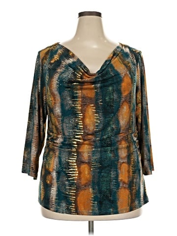 Style&Co 3/4 Sleeve Blouse (view 1)
