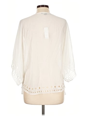 White House Black Market 3/4 Sleeve Blouse (view 2)
