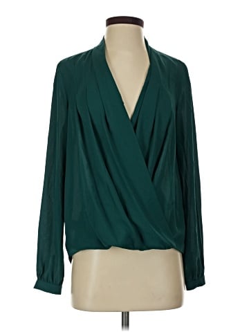Ann Taylor Factory Long Sleeve Blouse (view 1)
