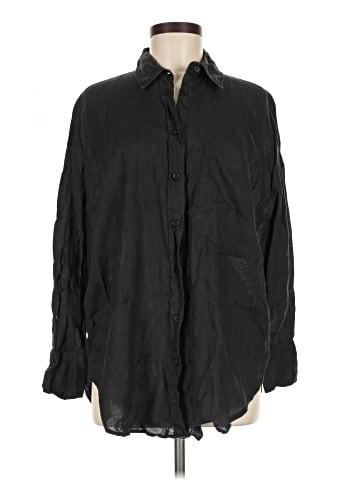 Zara Long Sleeve Button-Down Shirt (view 1)