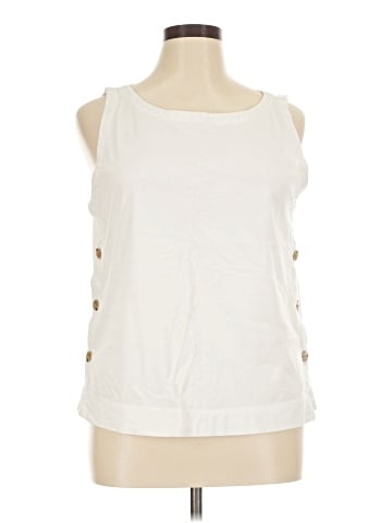 Ann Taylor LOFT Sleeveless T-Shirt (view 1)