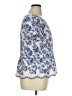 Talbots Paisley Blue Short Sleeve T-Shirt Size 16 - photo 4
