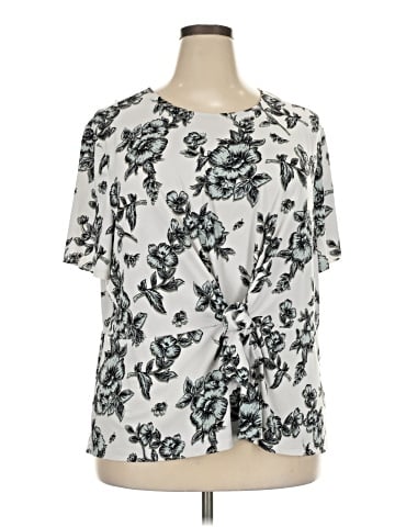 Kasper Short Sleeve Blouse (view 1)
