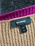 Express Color Block Brown Pullover Sweater Size M - photo 7
