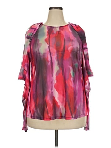 ELOQUII 3/4 Sleeve Blouse (view 1)