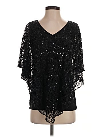 Brittany Black 3/4 Sleeve Blouse (view 1)