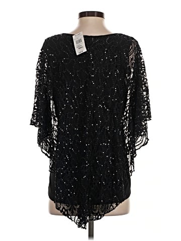 Brittany Black 3/4 Sleeve Blouse (view 2)