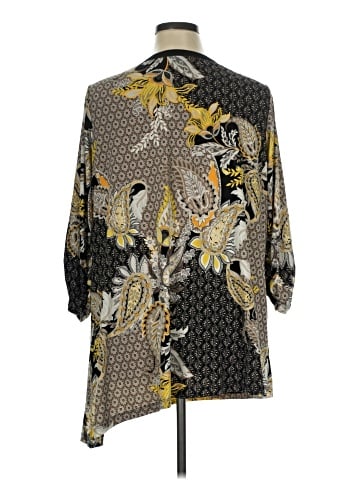 Susan Graver 3/4 Sleeve Blouse (view 2)