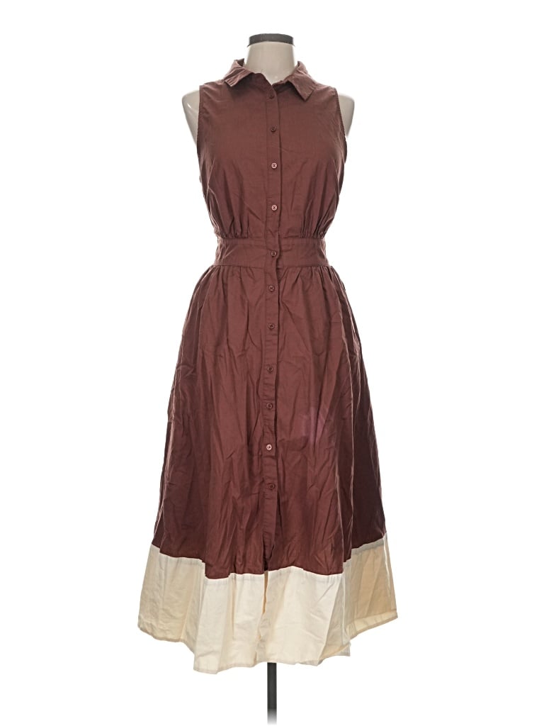 Pre-owned Halogen Casual Dress In Brown