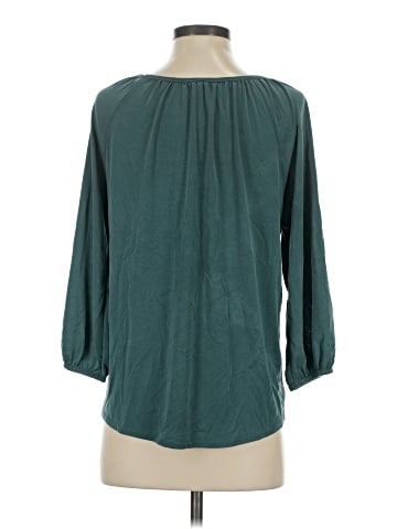 Green Envelope 3/4 Sleeve Blouse (view 2)