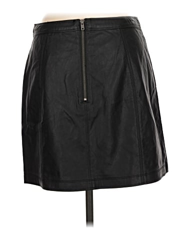 Abercrombie & Fitch Faux Leather Skirt (view 2)