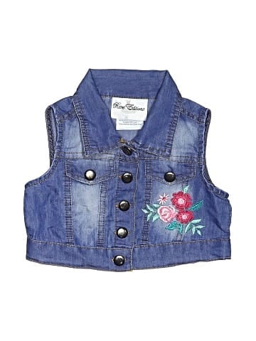 Rare Editions Denim Vest (view 1)