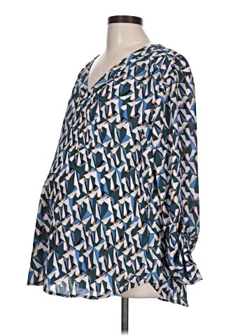 Motherhood Long Sleeve Blouse (view 1)