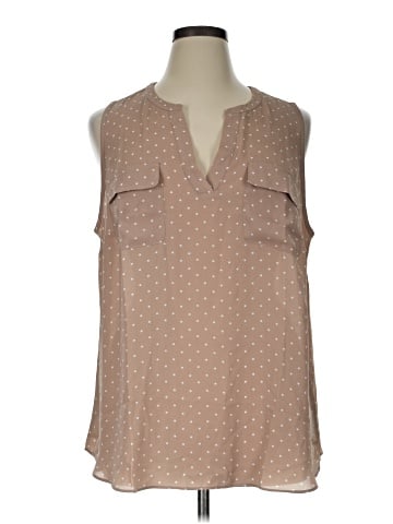 Worthington Sleeveless Blouse (view 1)