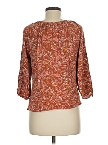 Garnet Hill 3/4 Sleeve Blouse (view 2)