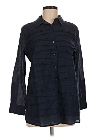 Nic + Zoe 3/4 Sleeve Button-Down Shirt (view 1)
