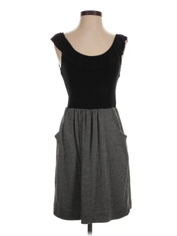 Little Yellow Button Casual Dress (view 1)
