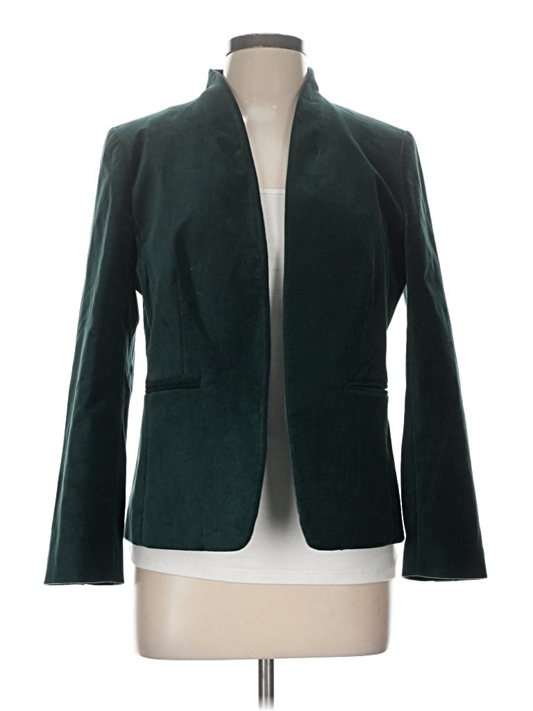 Pre-owned J.crew 365 Blazer Jacket In Green