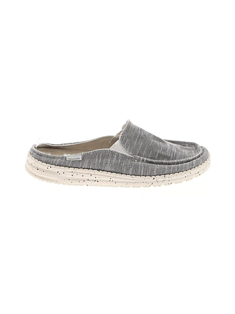 Pre-owned Hey Dude Mule/clog In Gray